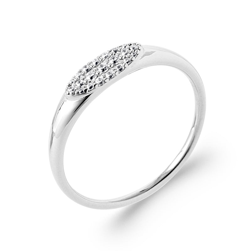 Chevalière malia argent