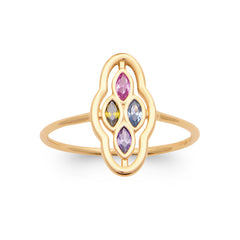 Bague vitra coloré
