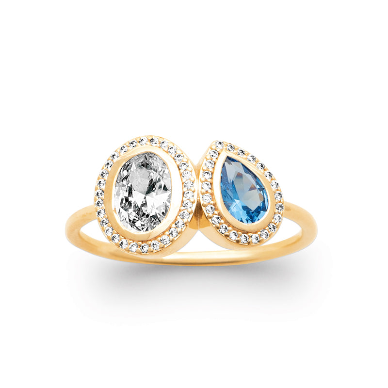 Bague Messia bleu