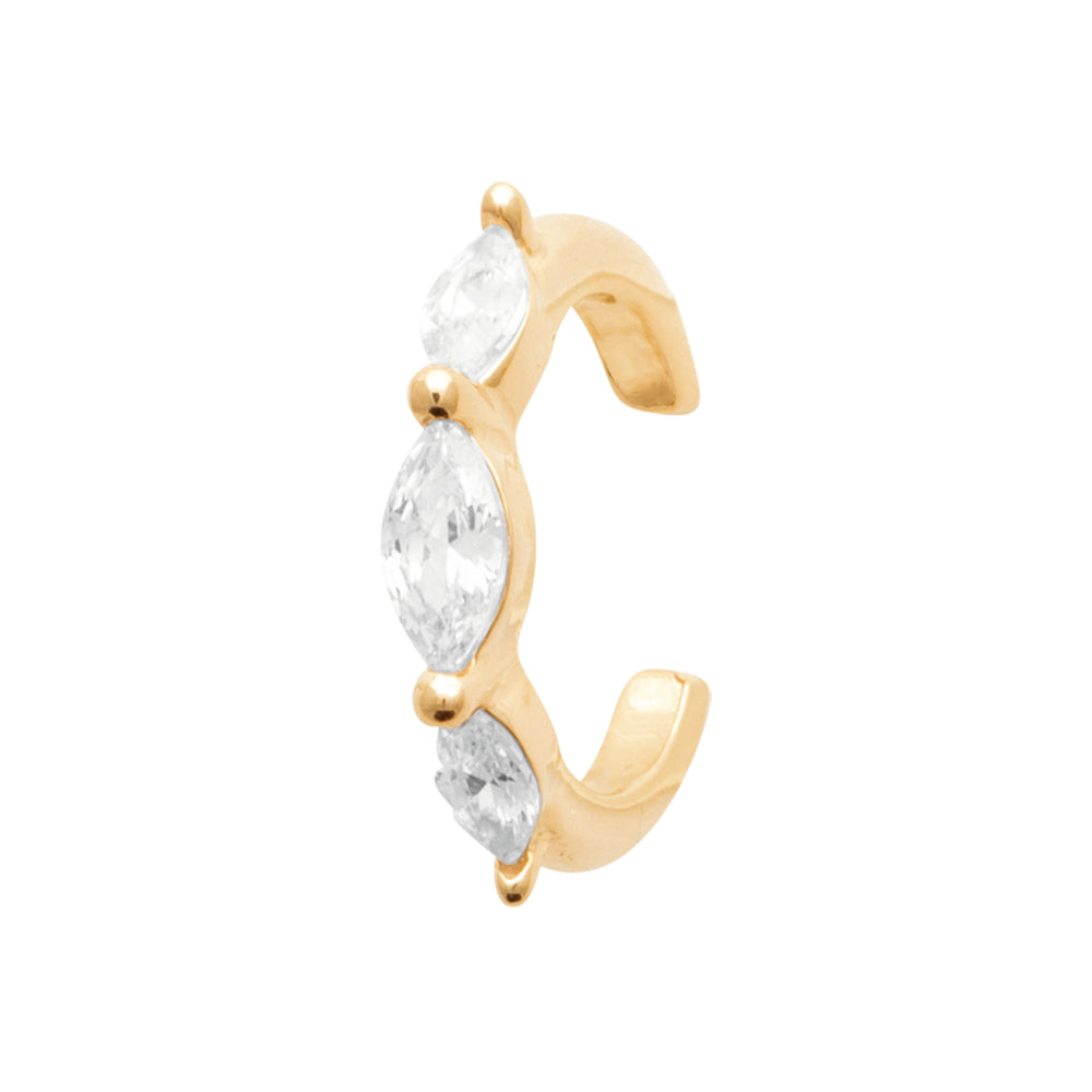 Earcuff ovale zia