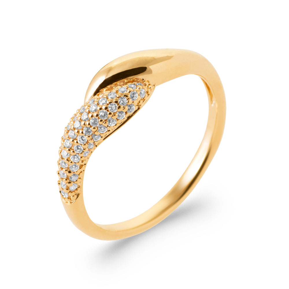 Bague Safia doré