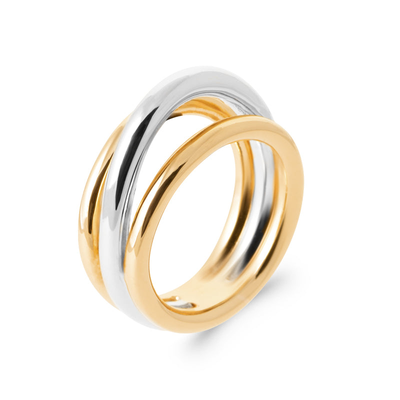 Bague Tina bicolore