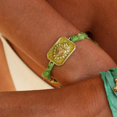 Bracelet con amor vert