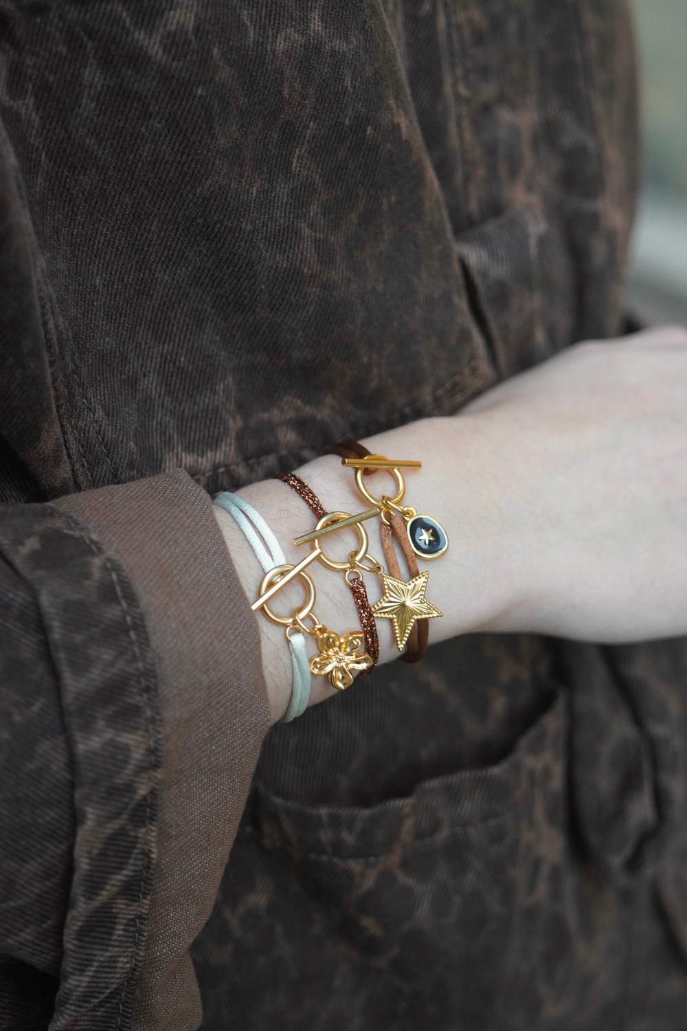 Bracelet Togly pendentif doré