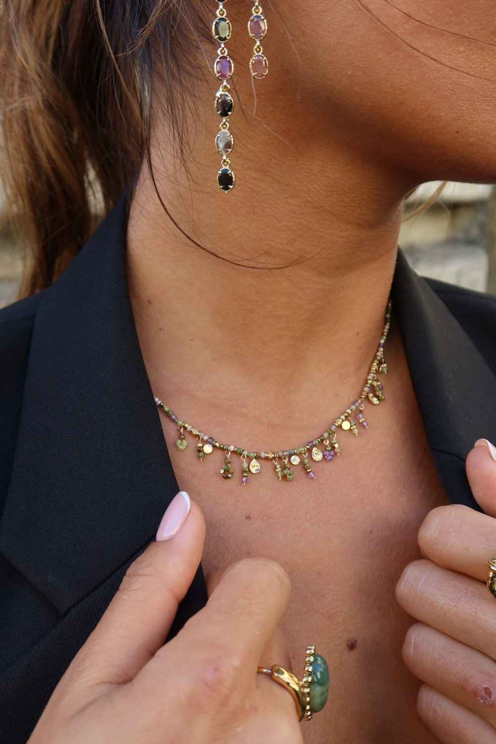 Collier Loca coloré