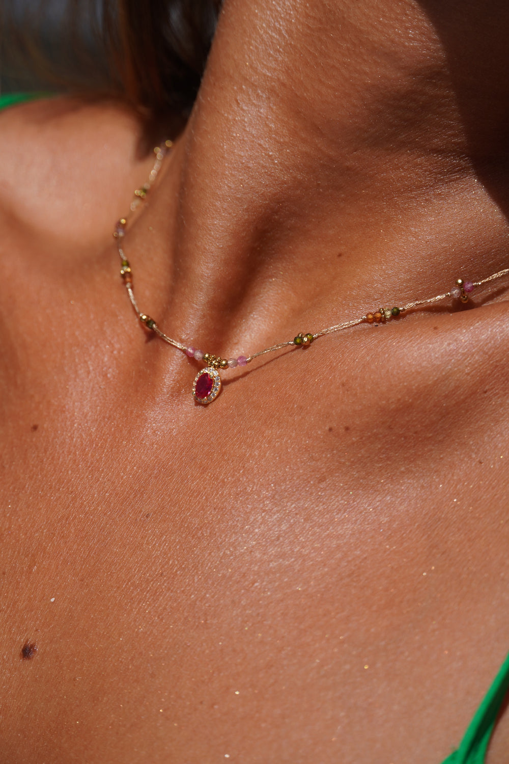 Collier Aimy rose