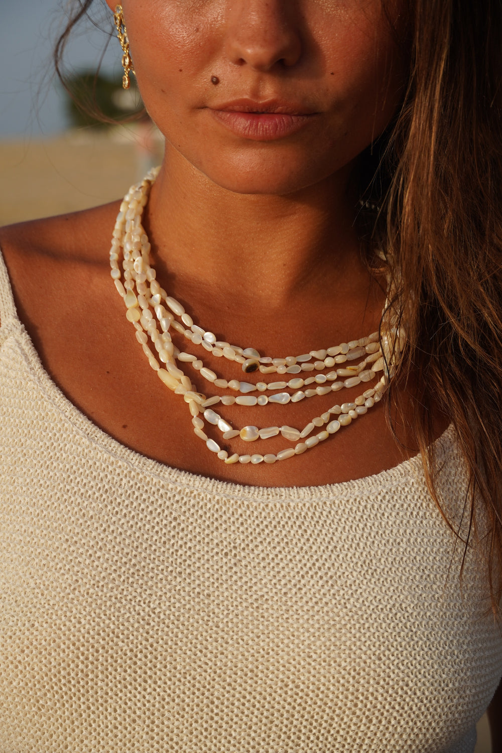 Collier Maona nacré