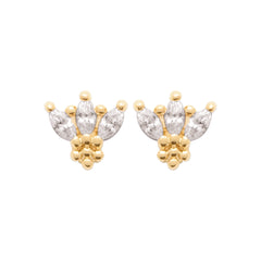 Puces lotus strass
