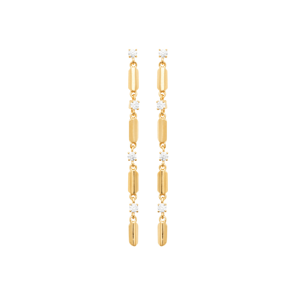 Boucles d’oreilles bary strass