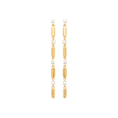 Boucles d’oreilles bary strass