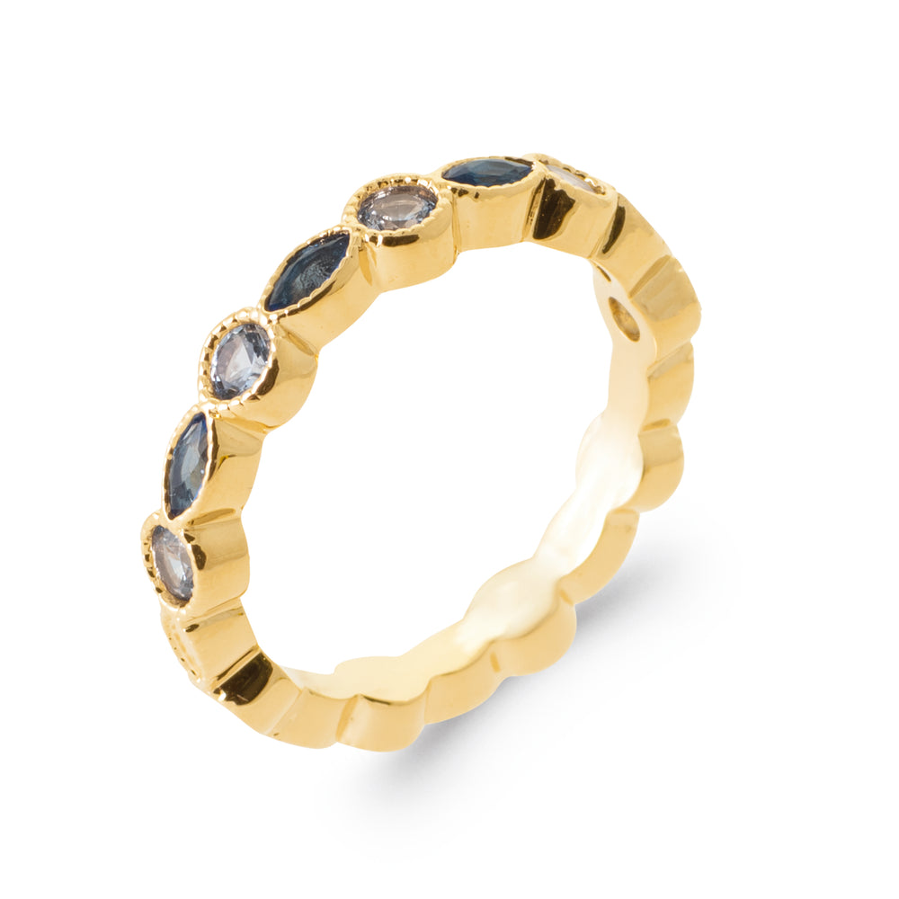Bague Julia bleue