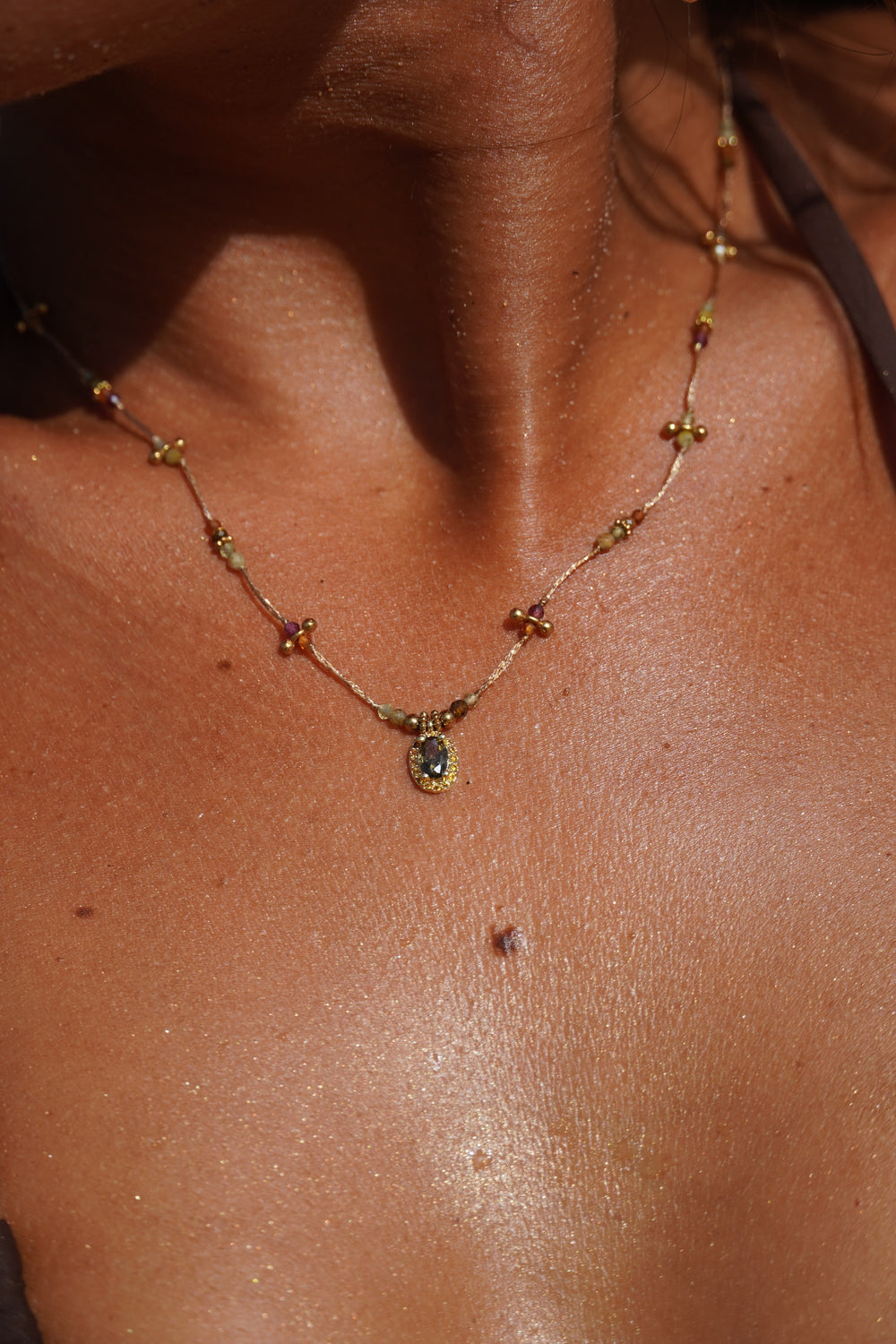 Collier Aimy kaki