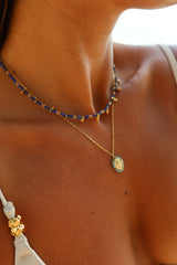 Collier Argentine bleu roi