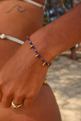 Bracelet Argentine bleu roi