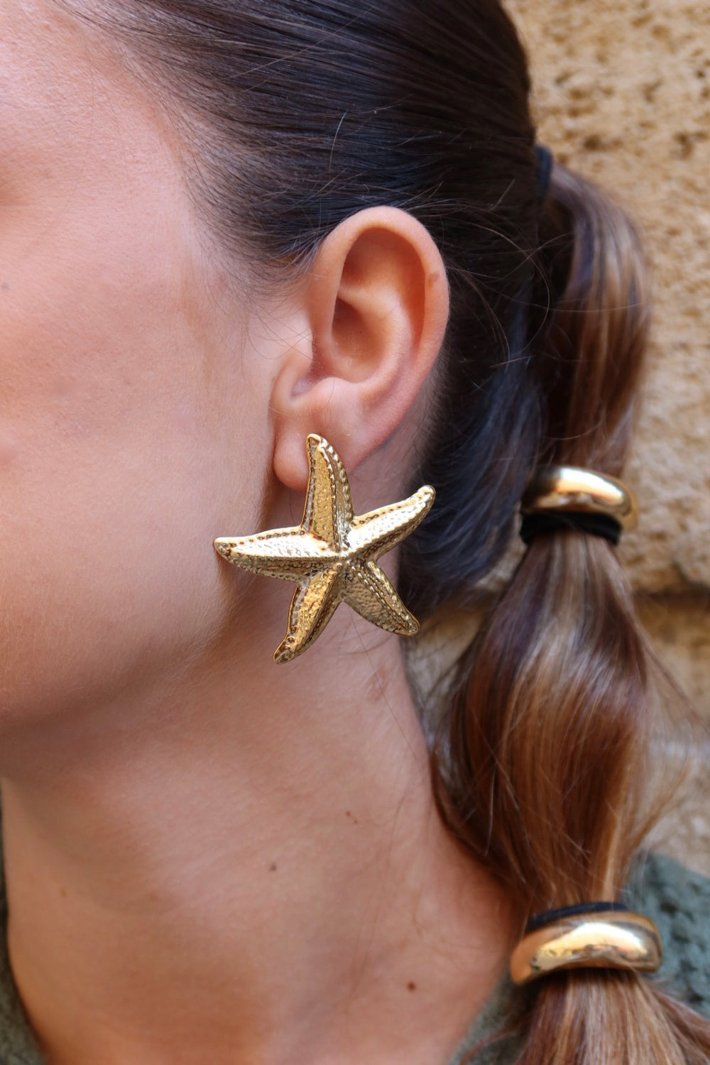 Boucles d'oreilles étoile de mer