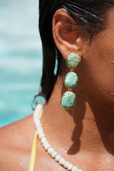 Boucles d’oreilles onelia turquoise