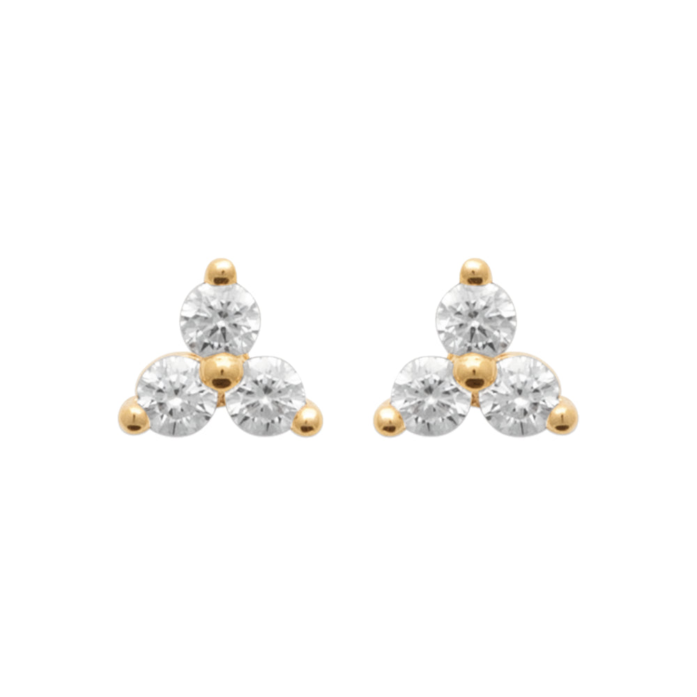 Puces trio strass
