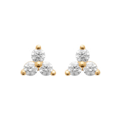 Puces trio strass