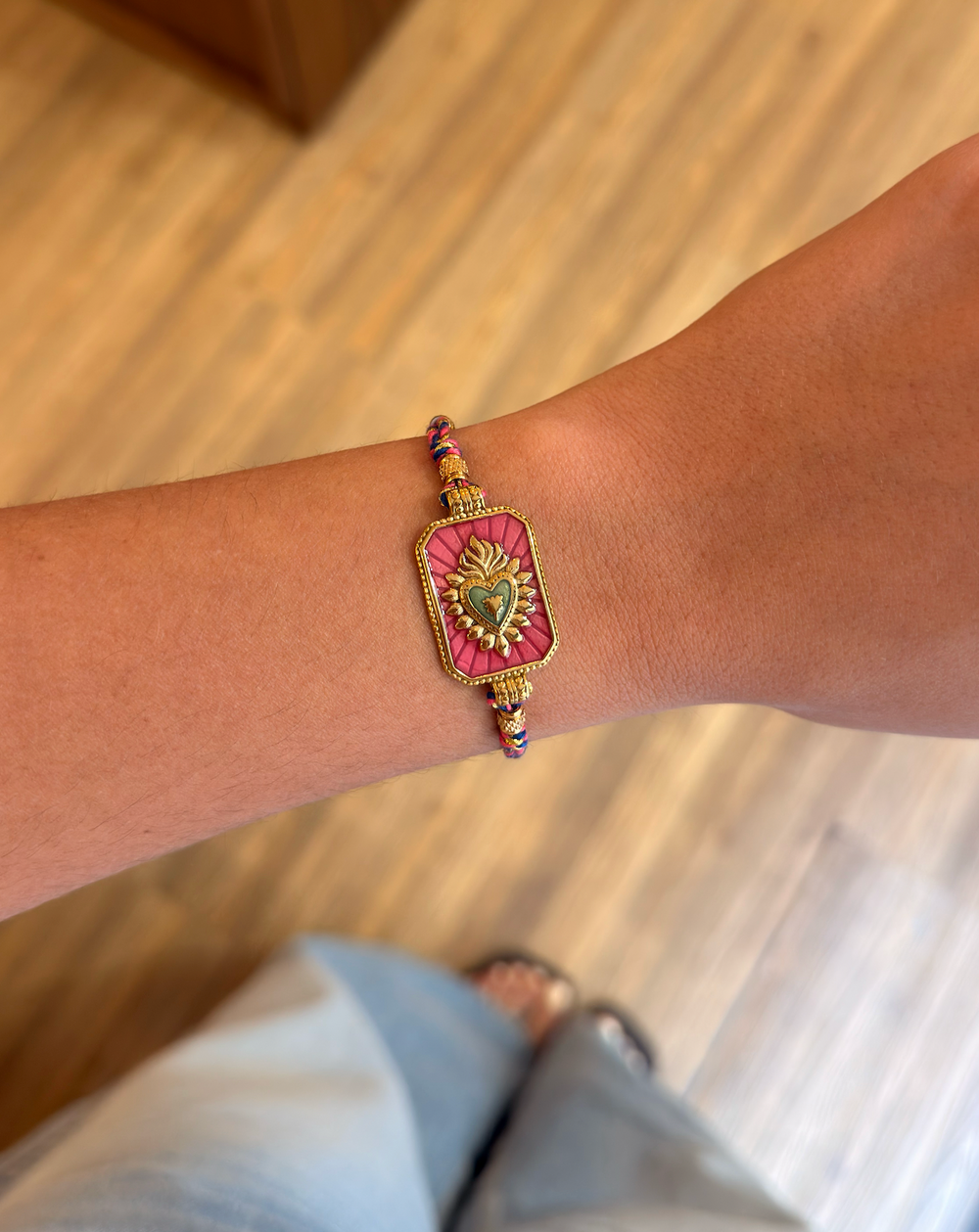 Bracelet con amor rose fuchsia