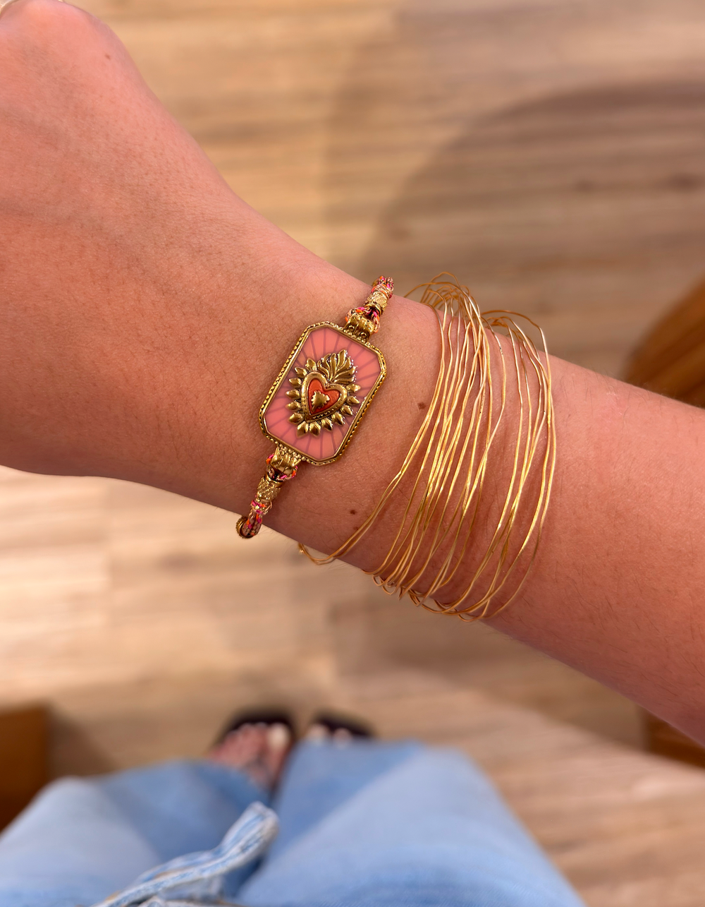 Bracelet con amor rose bonbon