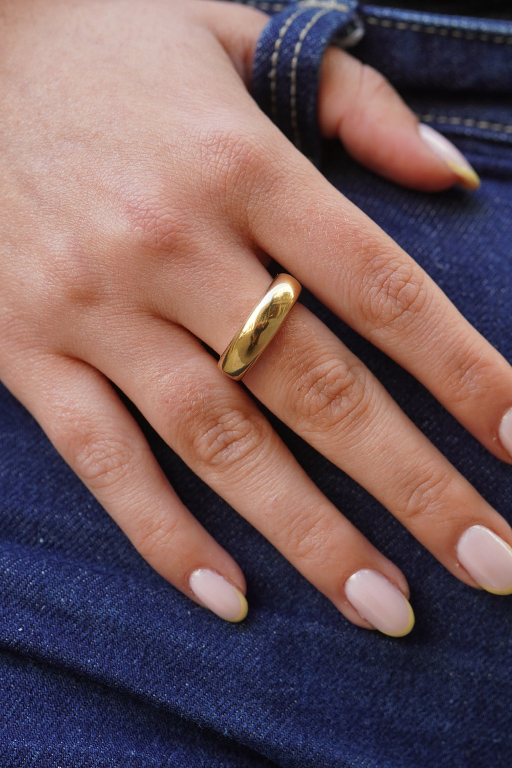 Bague daria bombée