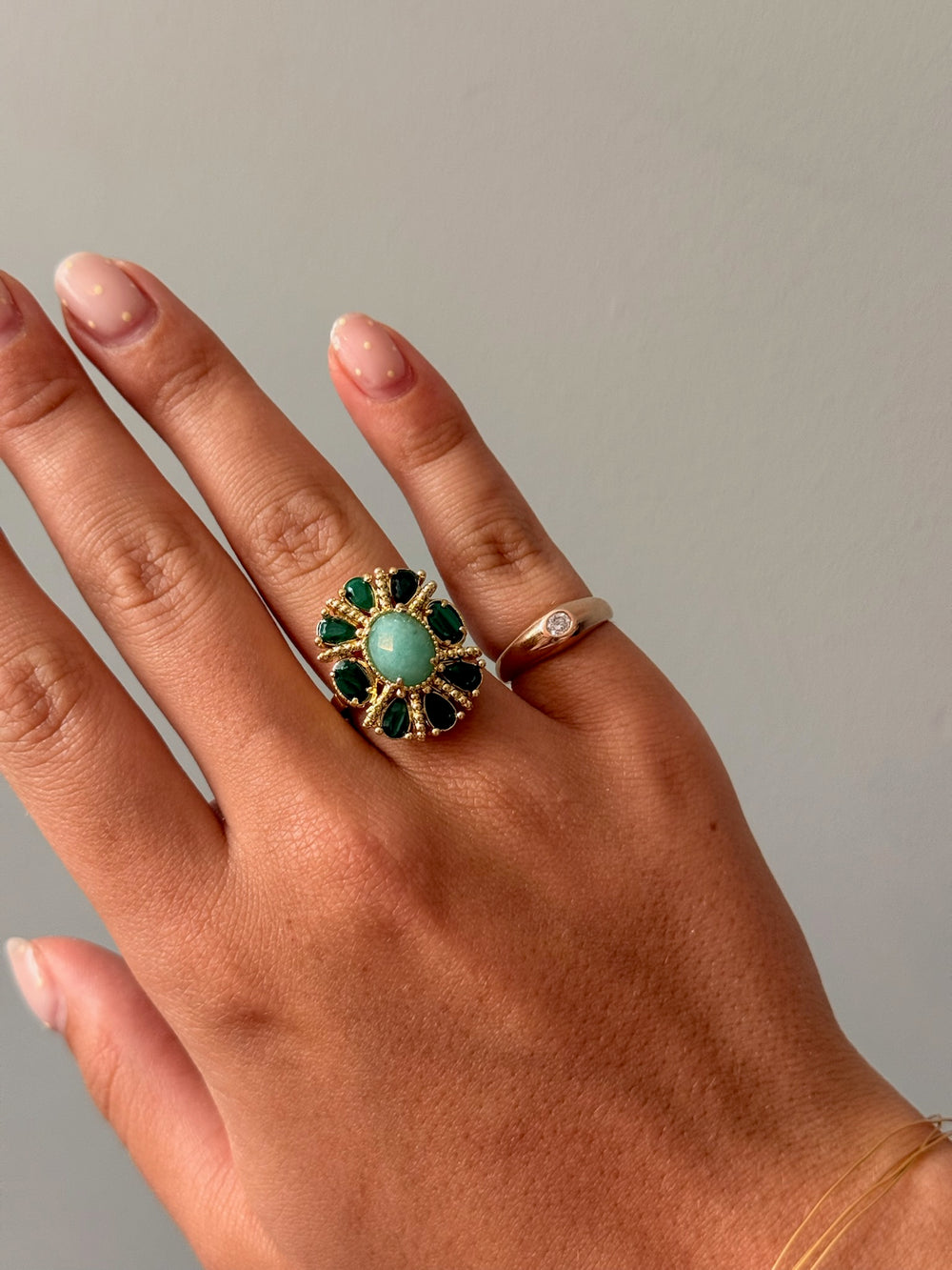 Bague Amia Malachite