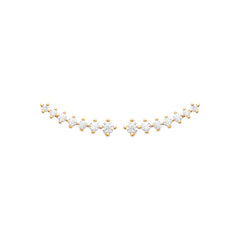 Boucles d’oreilles strass carré