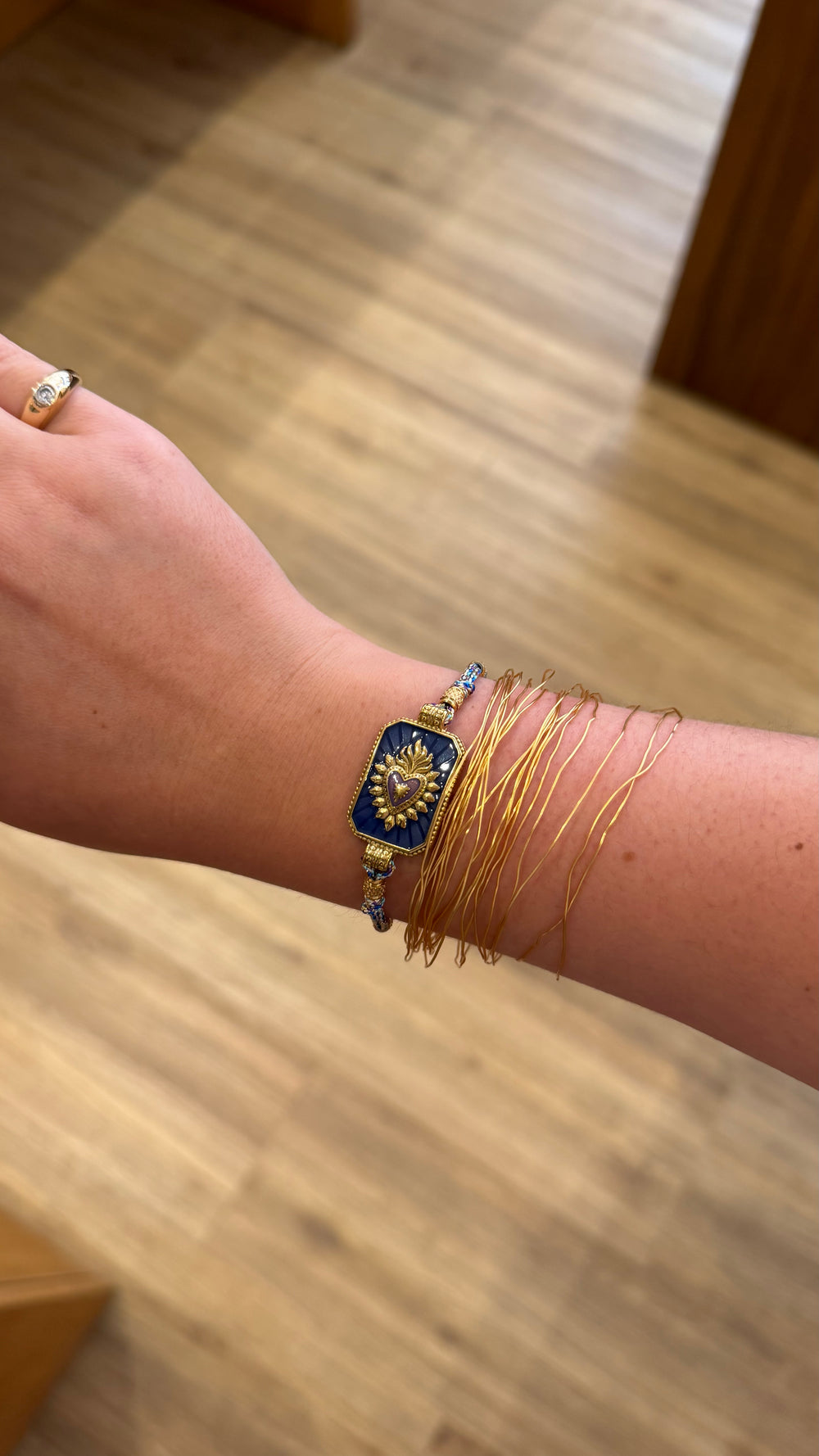 Bracelet con amor bleu marine