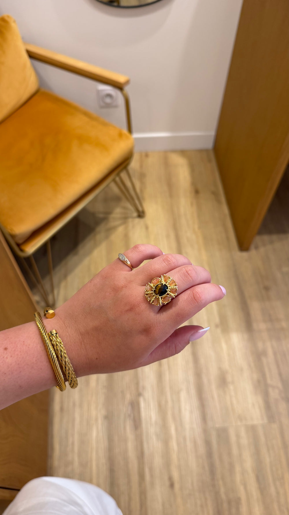 Bague Amia œil du tigre