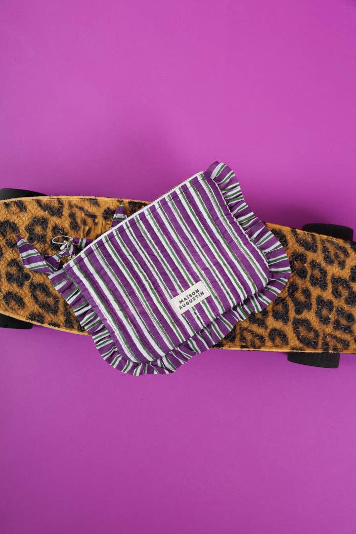 Petite Pochette Stripe Purple