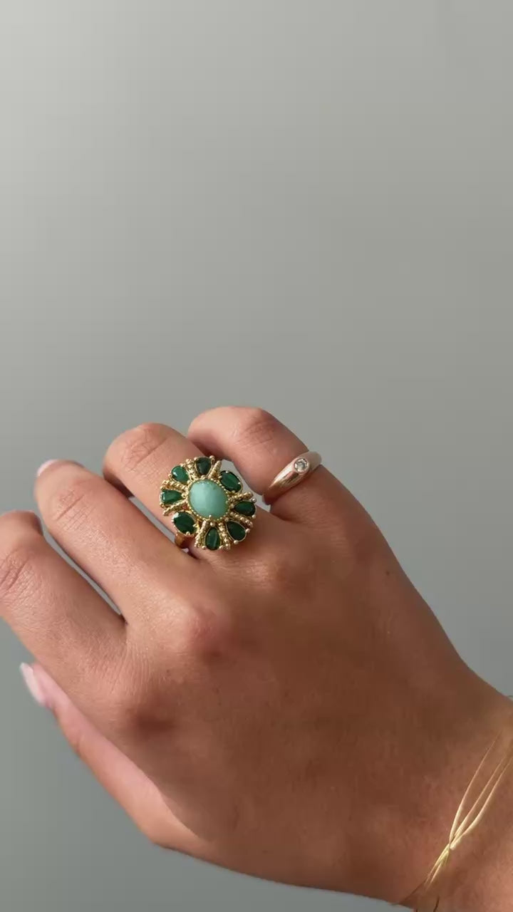 Bague Amia Malachite